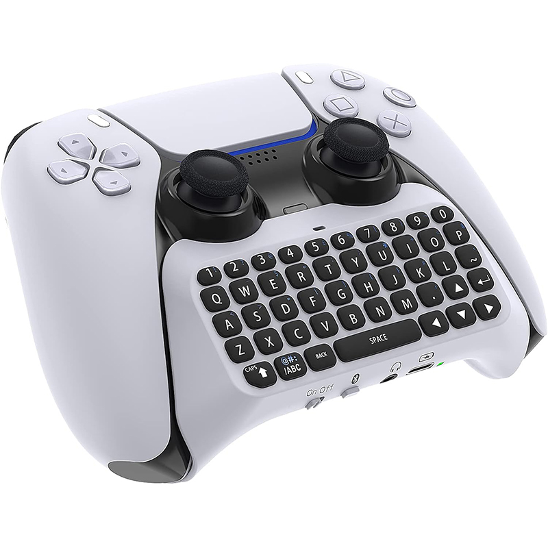 Gaming Keyboard Bluetooth - For PS5 Controller, Bluetooth 3.0 Chatpad