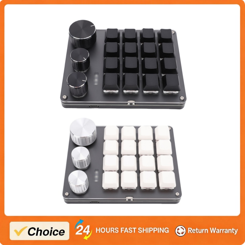 Gaming Keyboard Bluetooth - 16 Keys 2.4G Customize Mechanical Keyboard