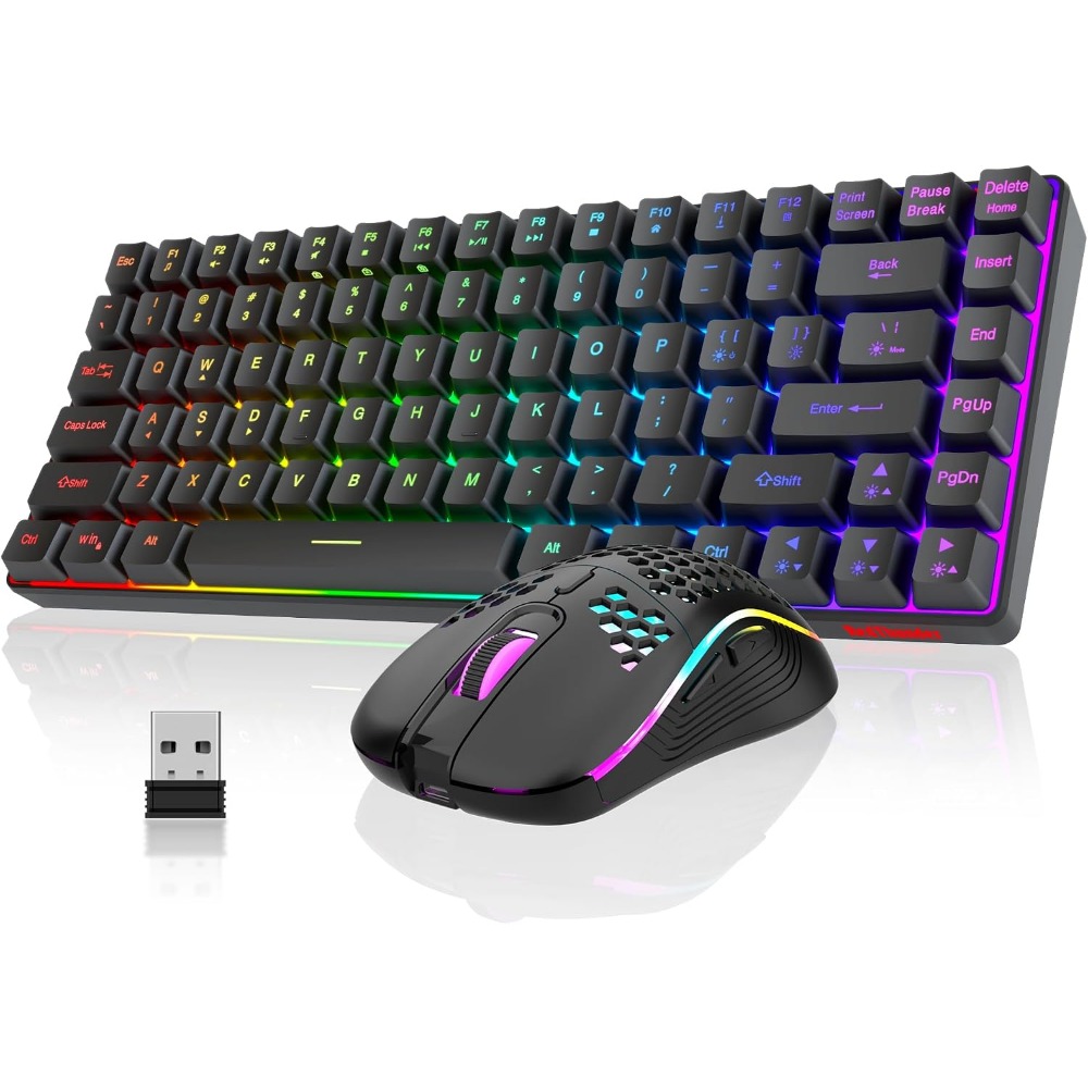 Gaming Keyboard And Mouse Combo Wireless - Wireless Keyboard and Mouse Combo, Rainbow