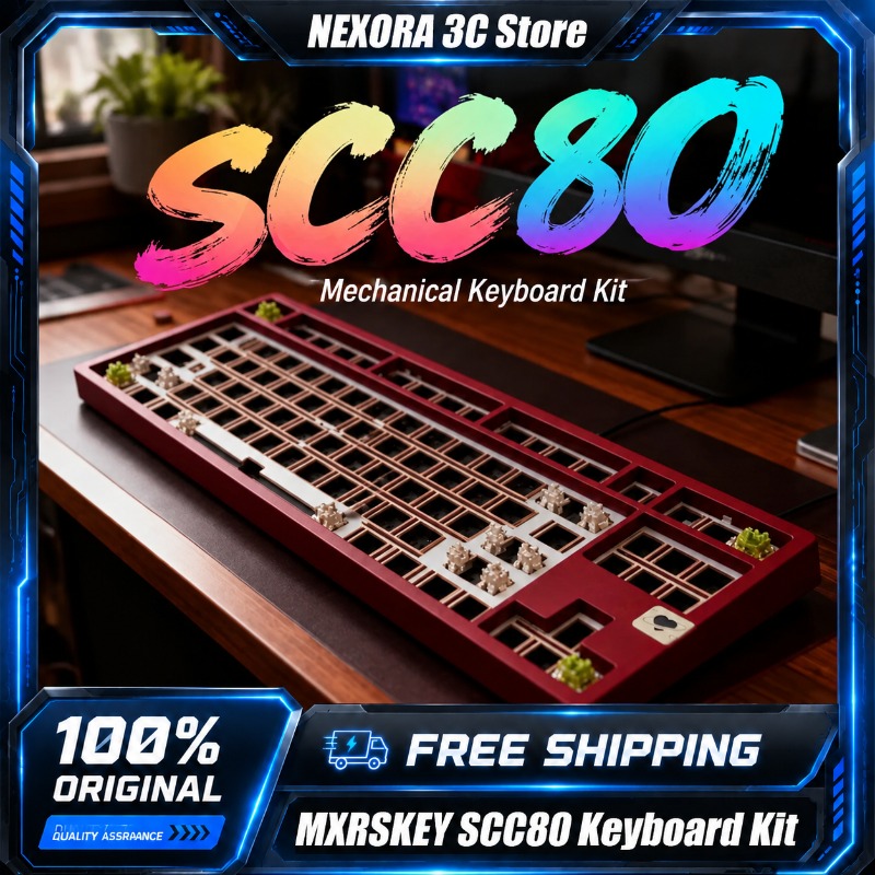 Gaming Keyboard Tkl - MXRSKEY SCC80 Custom Mechanical Keyboard Kit
