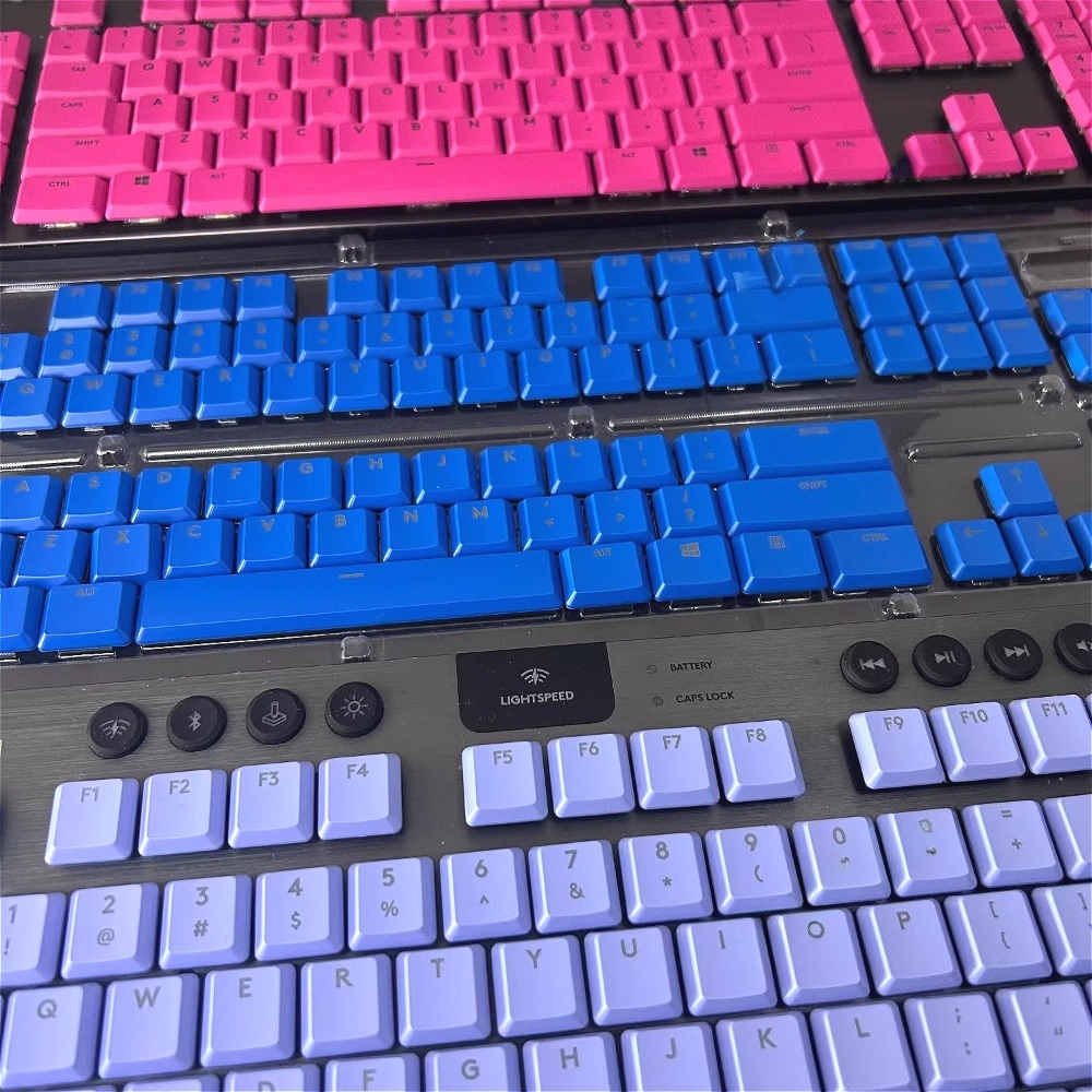 Gaming Keyboard Tkl - Ultra-Thin ABS Low-Profile Keycaps for Logitech