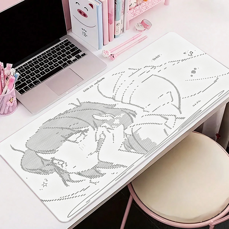 Gaming Keyboard Mouse - 1Pcs Leather Mouse Pad Anime Angel