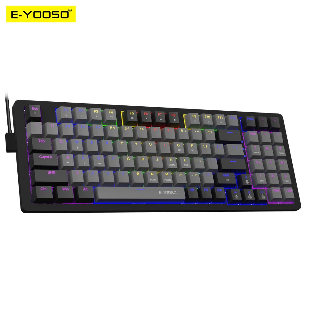 Gaming Keyboard Bundle - E-YOOSO Z94 USB Mechanical Gaming Keyboard