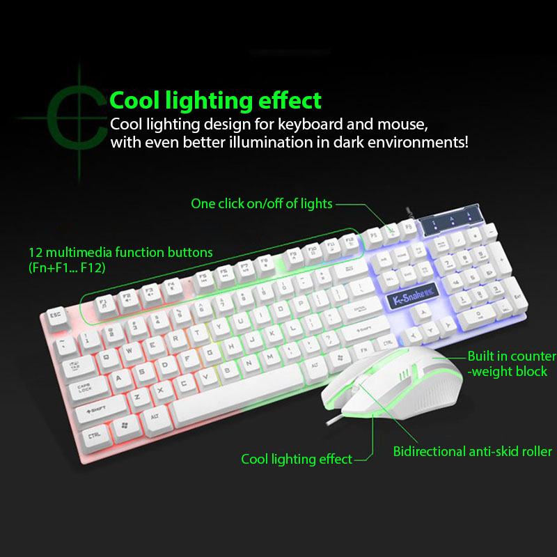KM320 Keyboard And Mouse Set W - Gaming Keyboard And Mouse Combo recension och pris