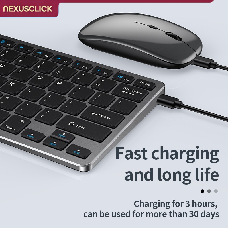 NexusClick 2.4G Wireless Keybo - Gaming Keyboard And Mouse Combo Wireless recension och pris
