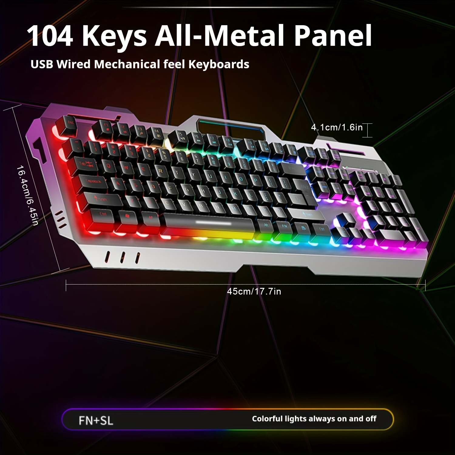EWEADN GX80Z Gaming Membrane K - Gaming Keyboard Bundle recension och pris
