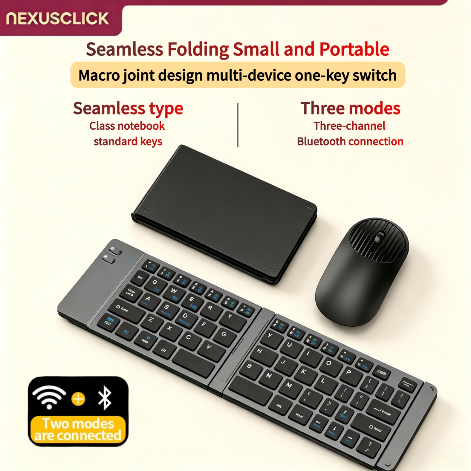 NexusClick New Mini Wireless B - Gaming Keyboard And Mouse Combo Wireless recension och pris