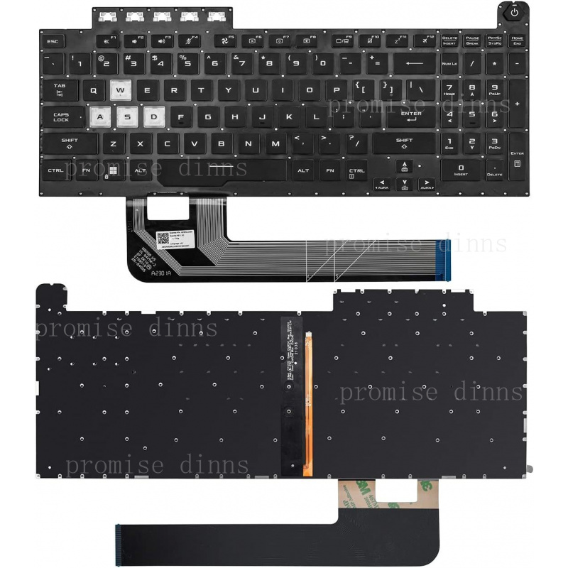 M   US Keyboard for Asus TUF G - Gaming Keyboard Backlit recension och pris