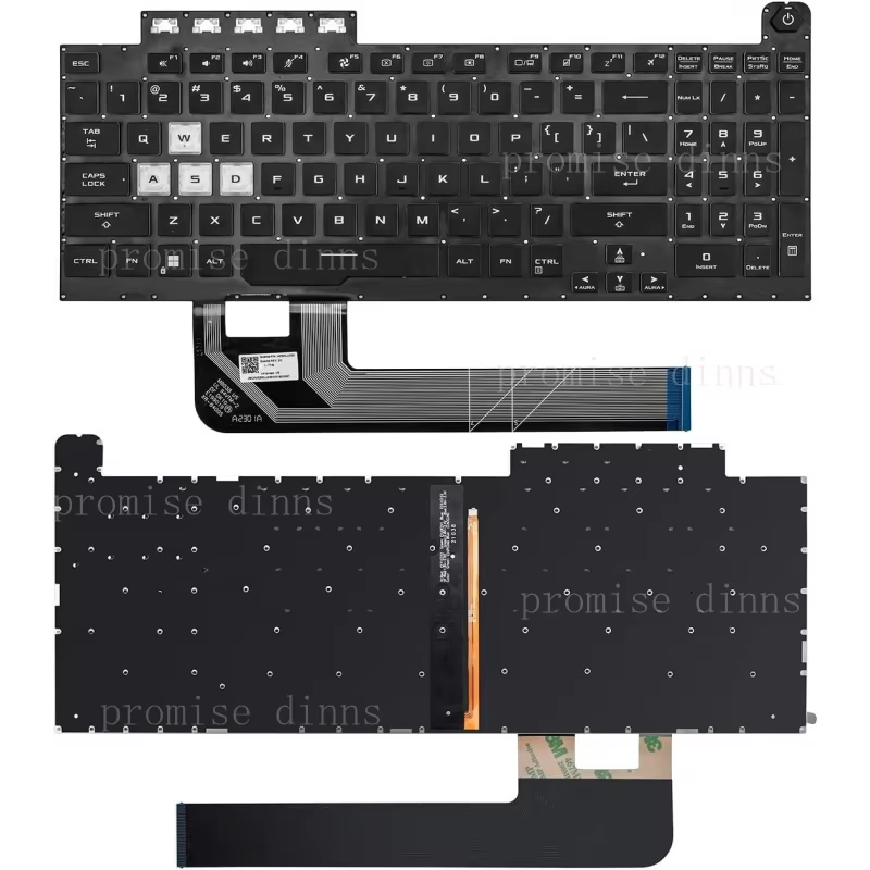 M   US Keyboard for Asus TUF G - Gaming Keyboard Backlit recension och pris