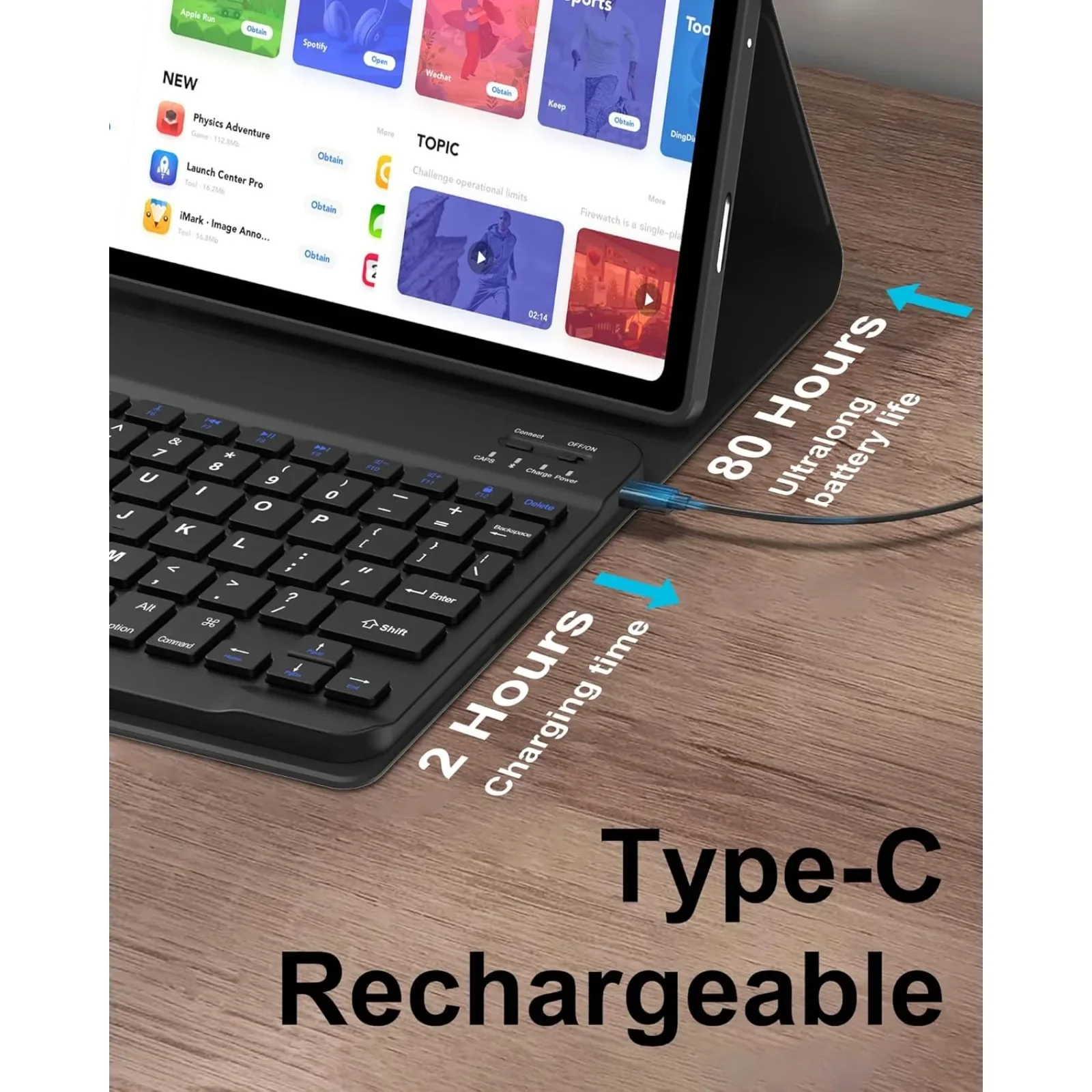 Keyboard Case for Honor Pad 10 - Gaming Keyboard Wireless recension och pris