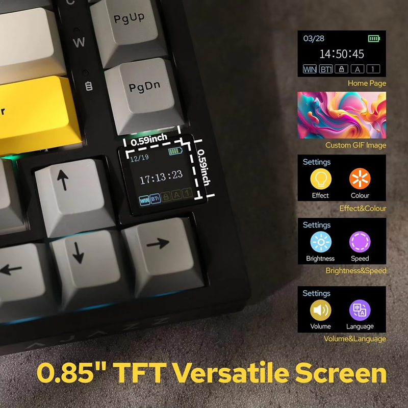 AK820/AK820Pro Gaming Mechanic - Gaming Keyboard Wireless recension och pris