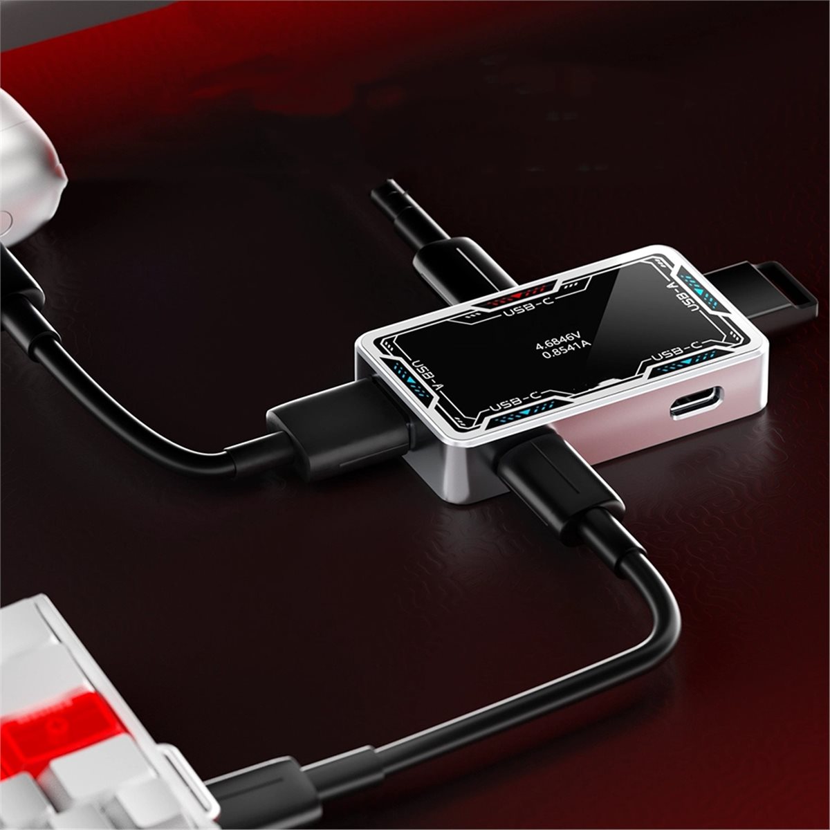 A85P Gaming USB HUB 8K High Sp - Gaming Keyboard Splitter recension och pris