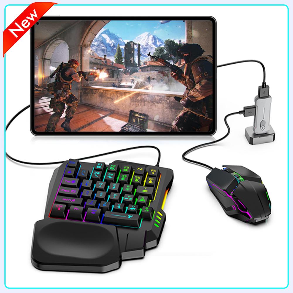 5 in 1 Mobile Game Converter K - Keyboard Mouse Bundle Gaming recension och pris