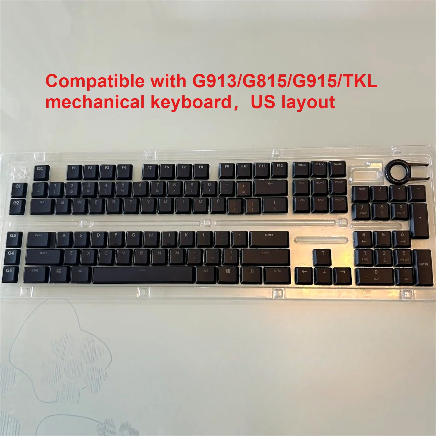 Transparent low axis keycaps c - Gaming Keyboard Tkl recension och pris