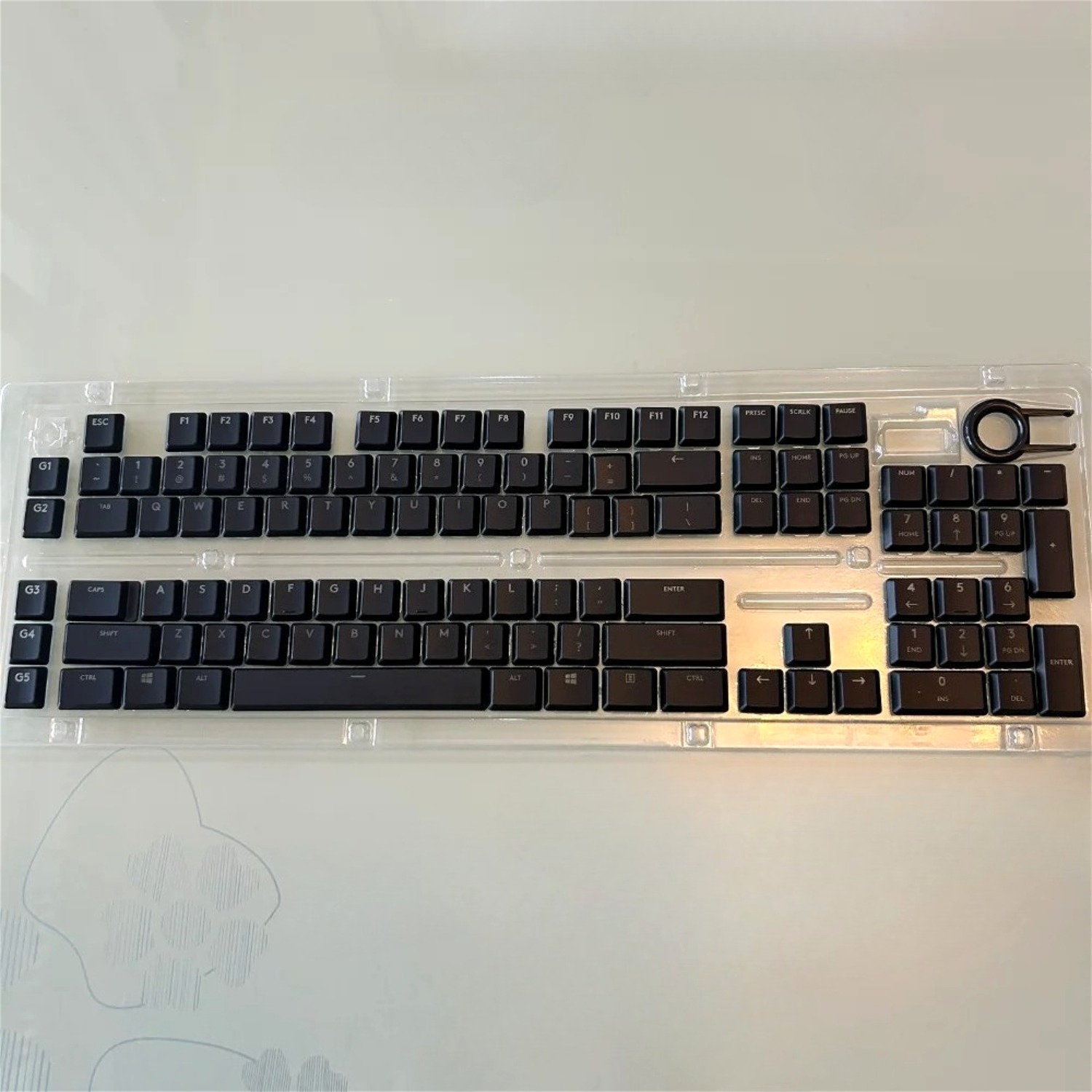 Transparent low axis keycaps c - Gaming Keyboard Tkl recension och pris
