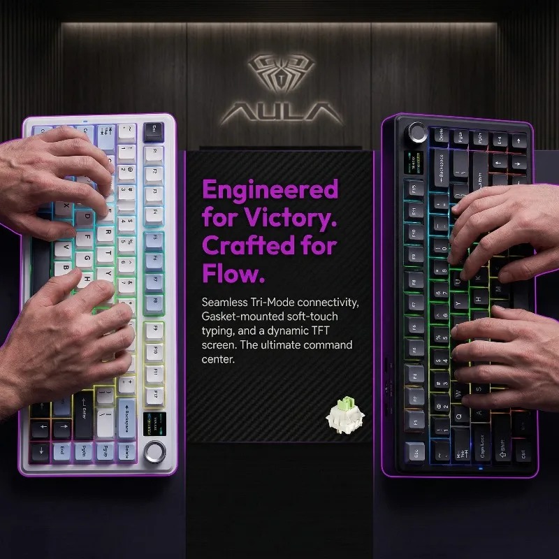 AULA F75 Max Mechanical Keyboa - Gaming Keyboard Wireless recension och pris