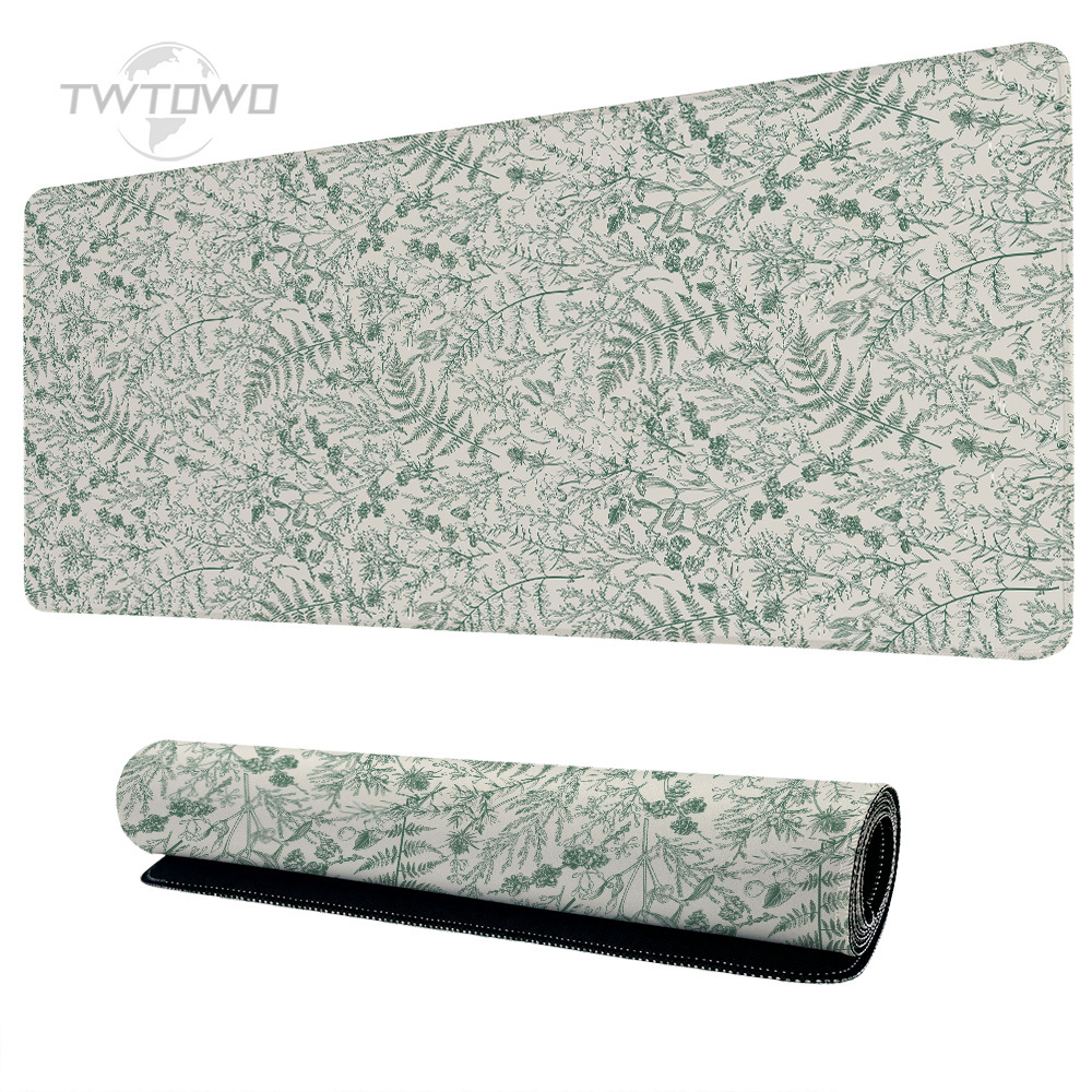 Mouse Pad Gaming Green Flower  - Gaming Keyboard And Mouse Combo recension och pris
