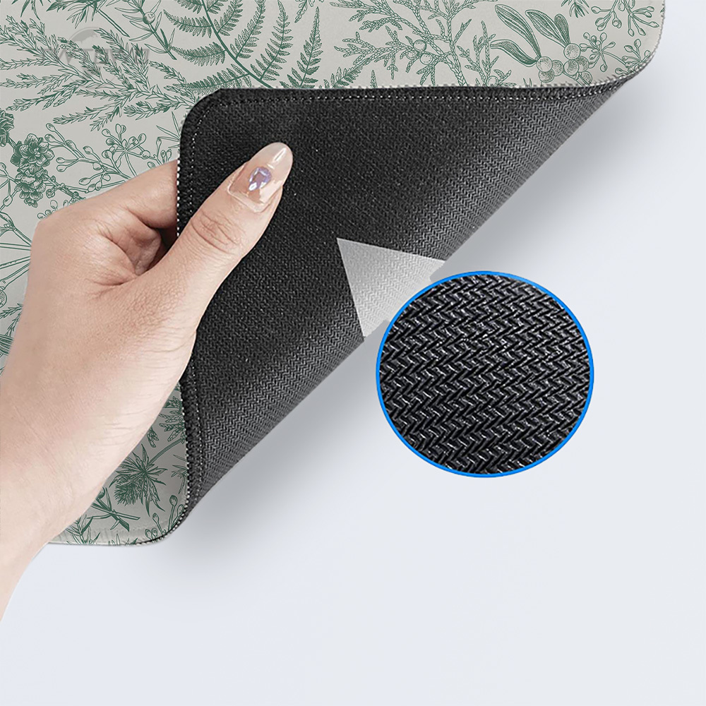 Mouse Pad Gaming Green Flower  - Gaming Keyboard And Mouse Combo recension och pris