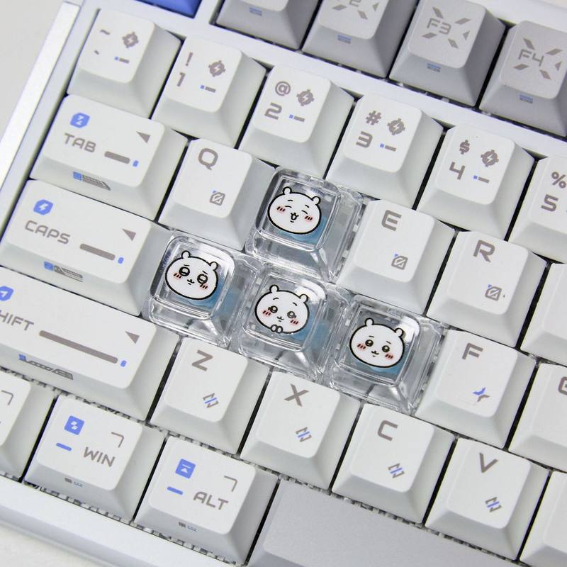 Chiikawa 4 Pcs Handmade Transp - Gaming Keyboard Backlit recension och pris