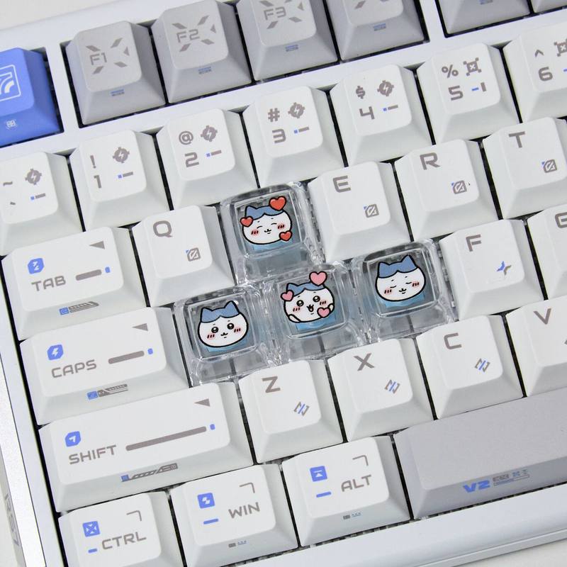 Chiikawa 4 Pcs Handmade Transp - Gaming Keyboard Backlit recension och pris