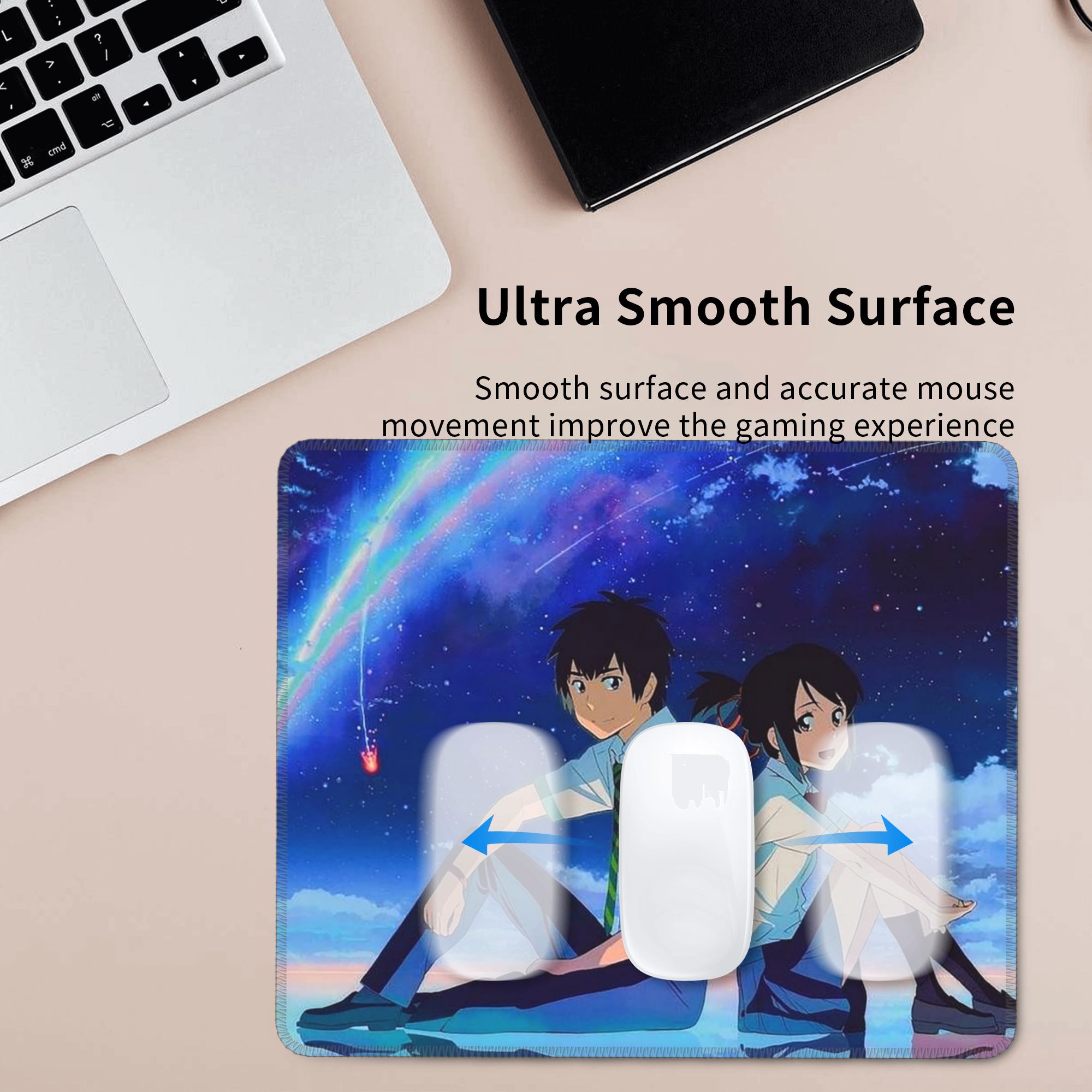 Japanese Anime Your Name Mouse - Gaming Keyboard Name recension och pris