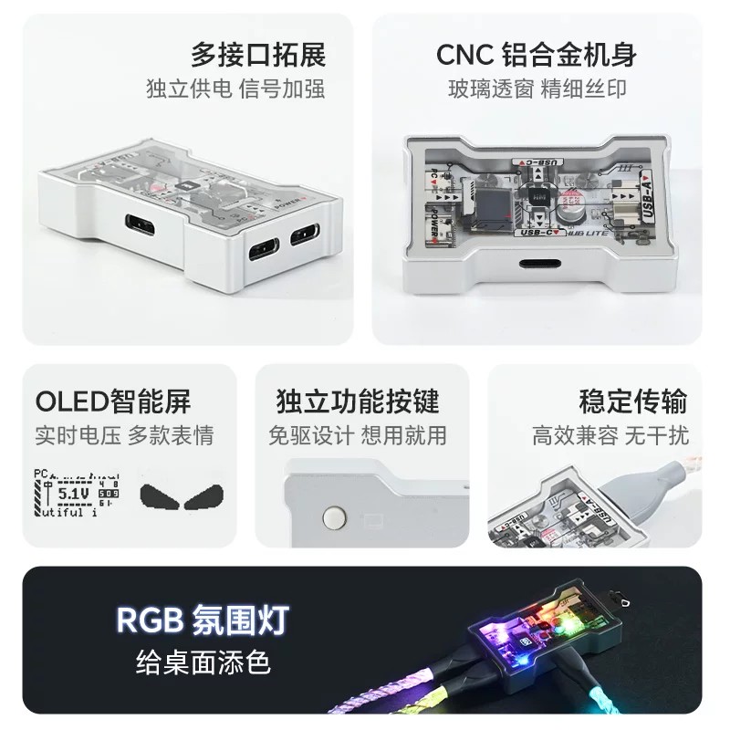 HMHUB HUBLite U Multifunctiona - Gaming Keyboard Splitter recension och pris