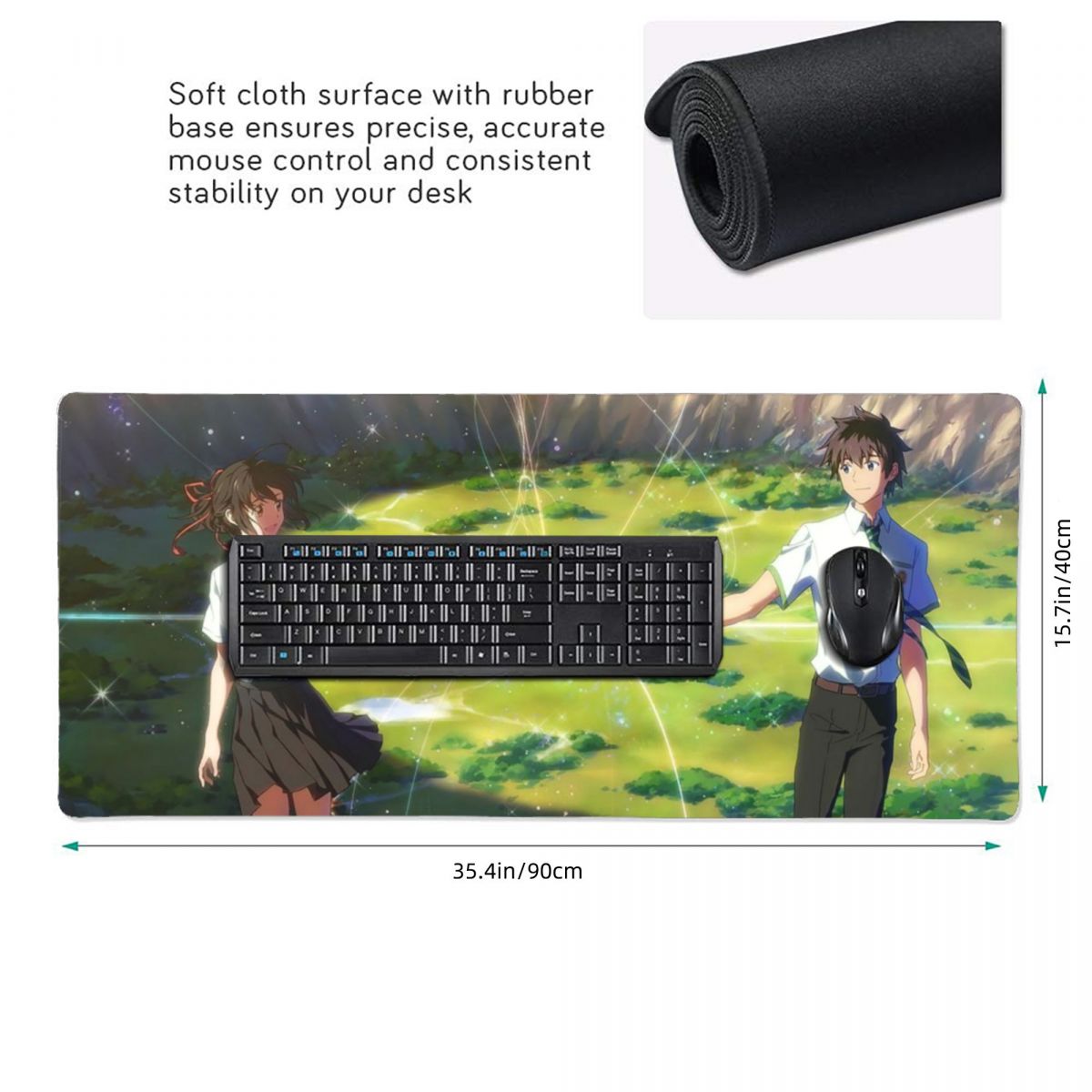 Japanese Anime Your Name Large - Gaming Keyboard Name recension och pris