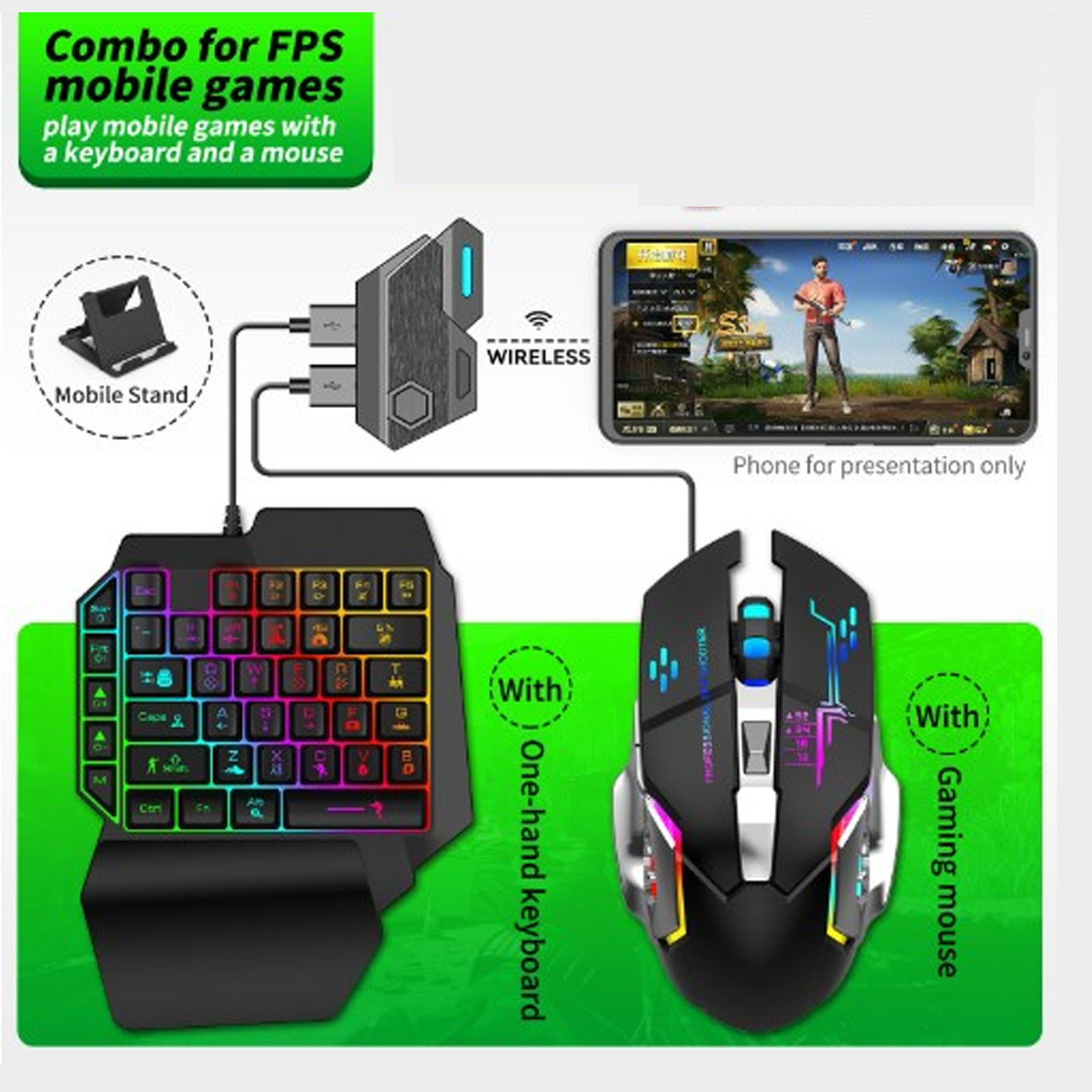 Keyboard Mouse Converter Set R - Gaming Keyboard And Mouse Combo recension och pris