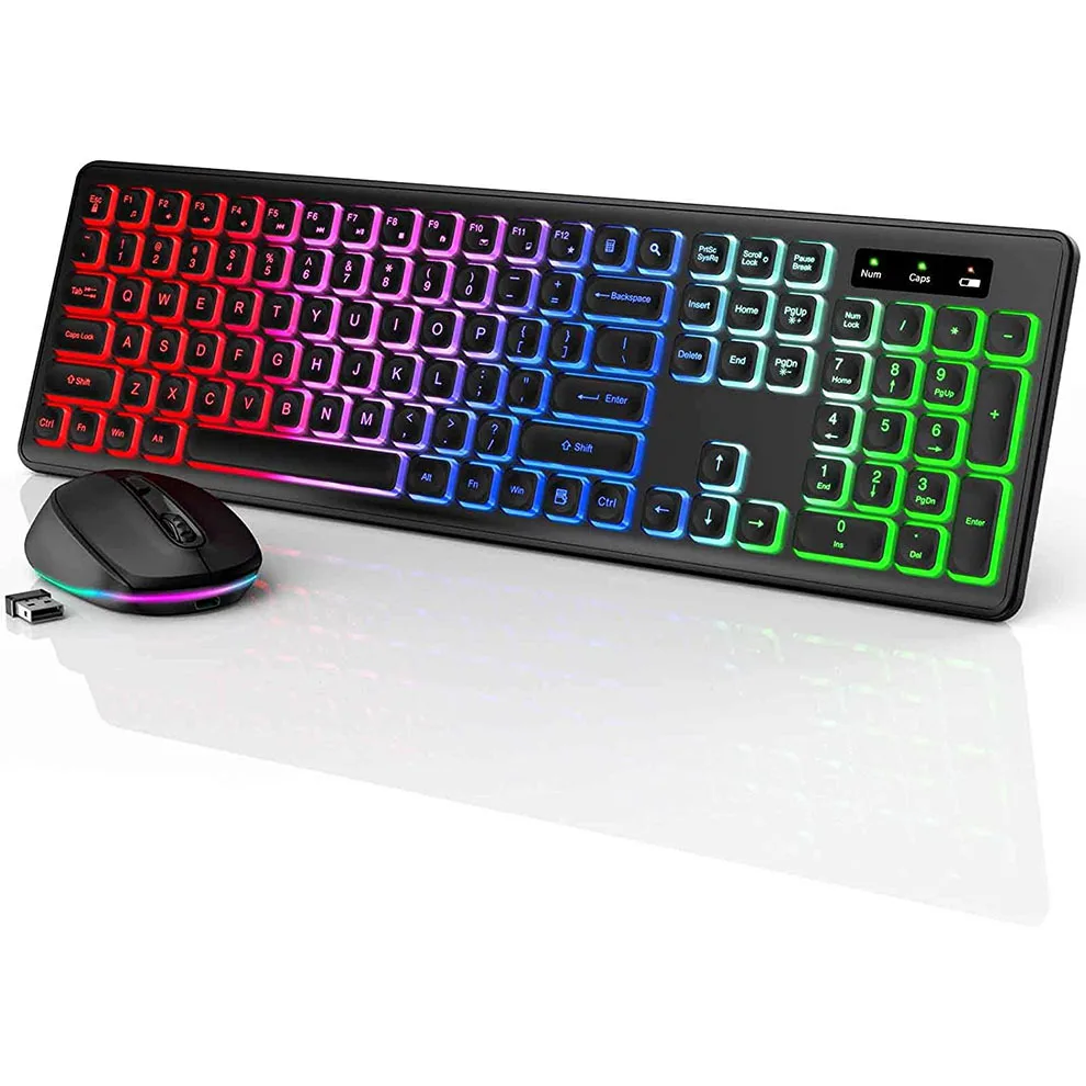 Wireless Keyboard and Mouse Co - Gaming Keyboard And Mouse Combo Wireless recension och pris