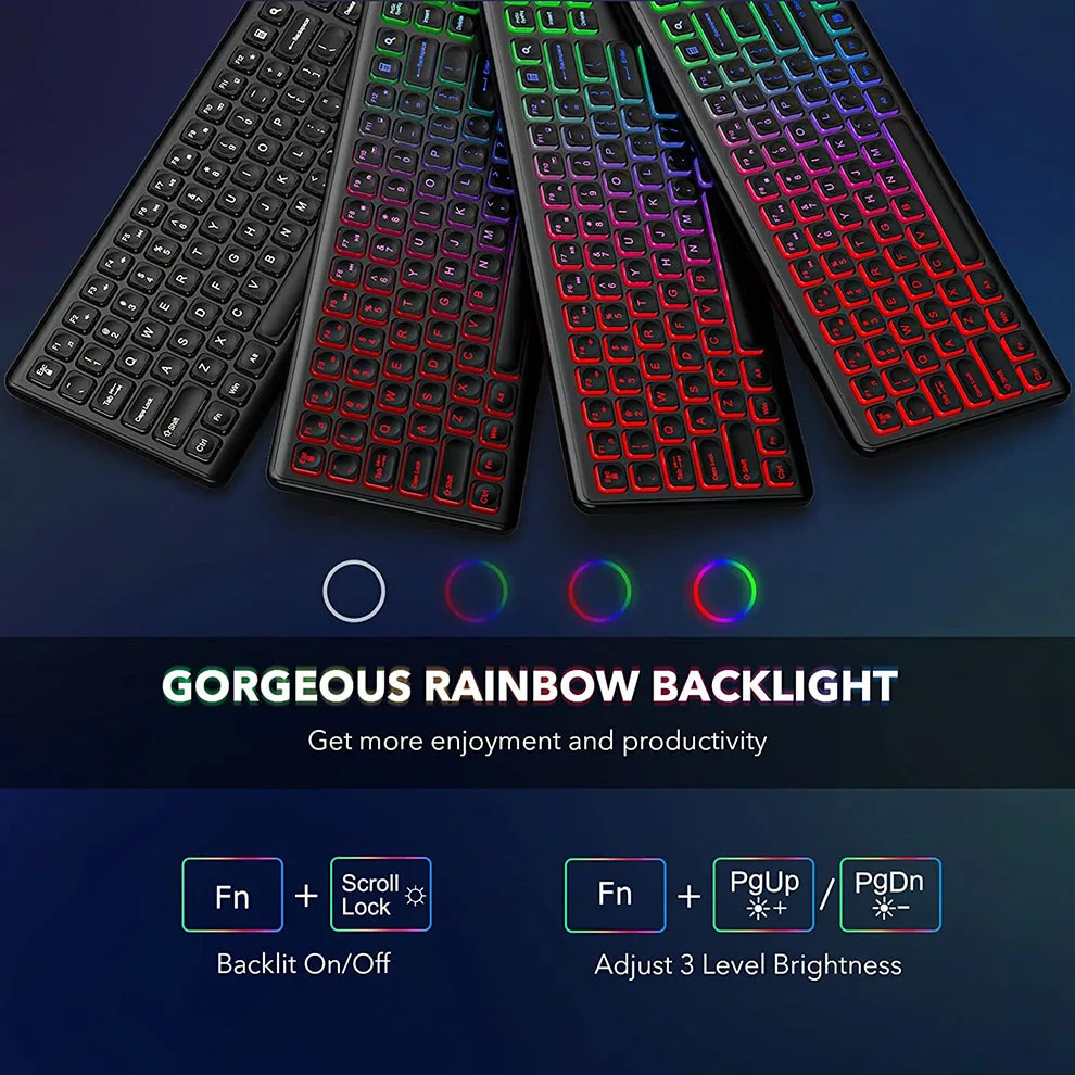 Wireless Keyboard and Mouse Co - Gaming Keyboard And Mouse Combo Wireless recension och pris