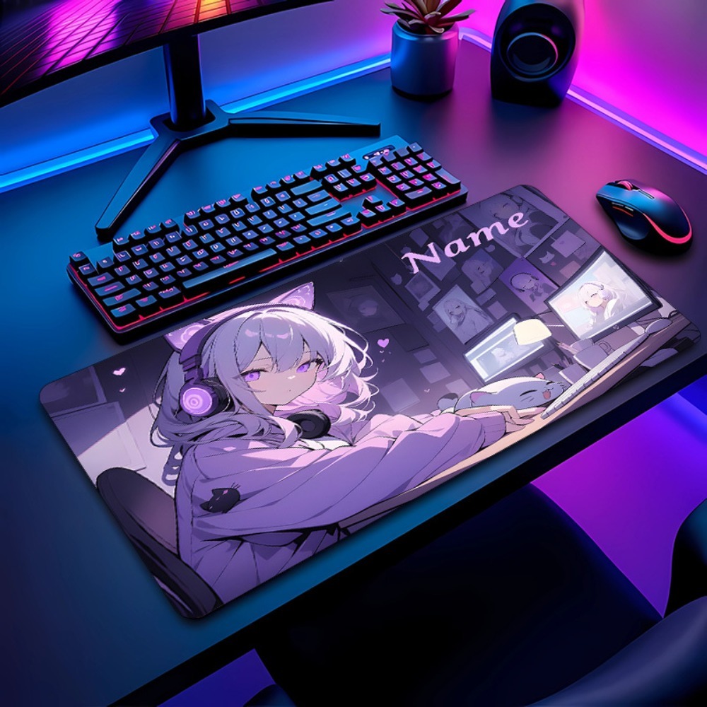 Customizable Name Anime Girl G - Gaming Keyboard Name recension och pris