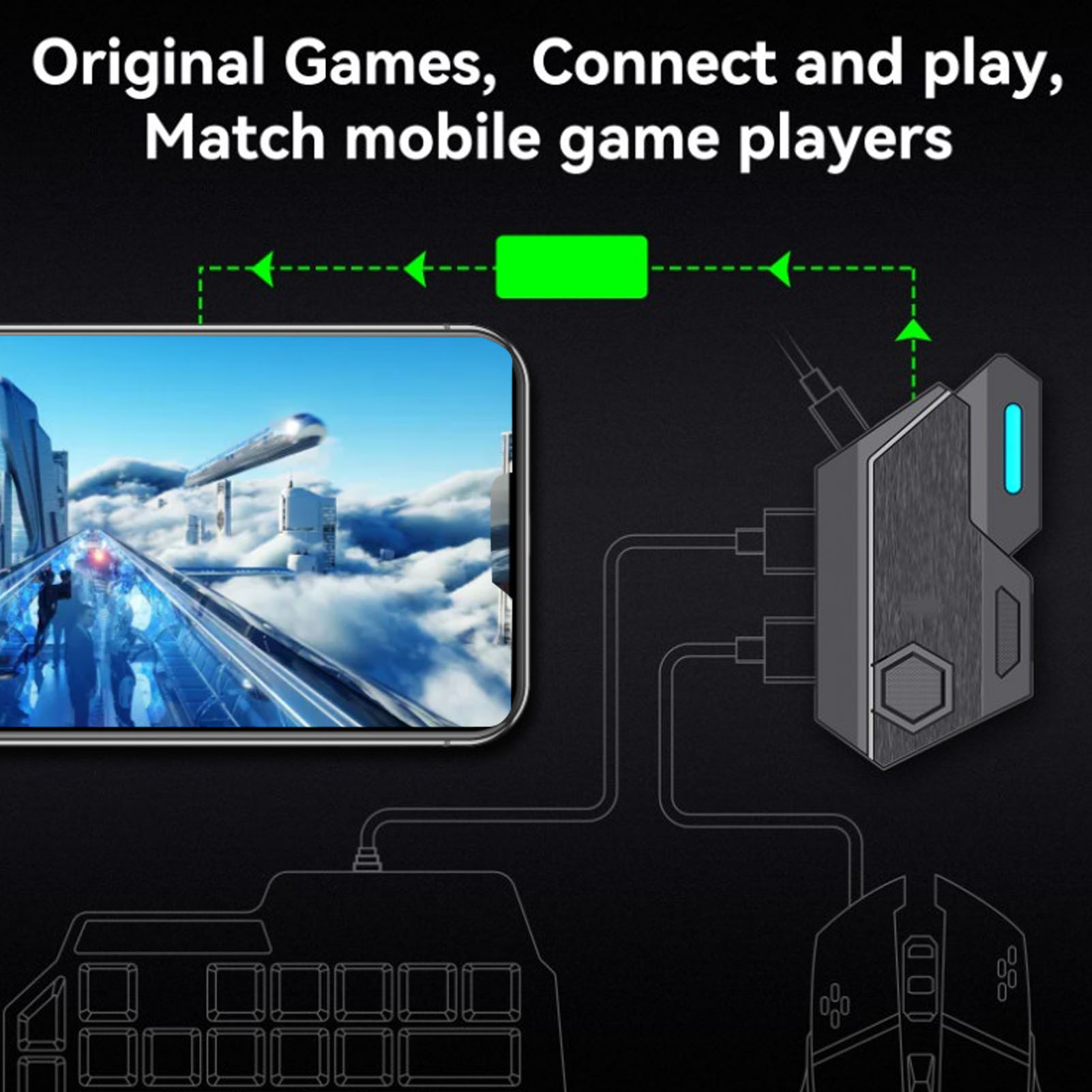 Mobile Game Combo Pack Bluetoo - Gaming Keyboard And Mouse Combo recension och pris