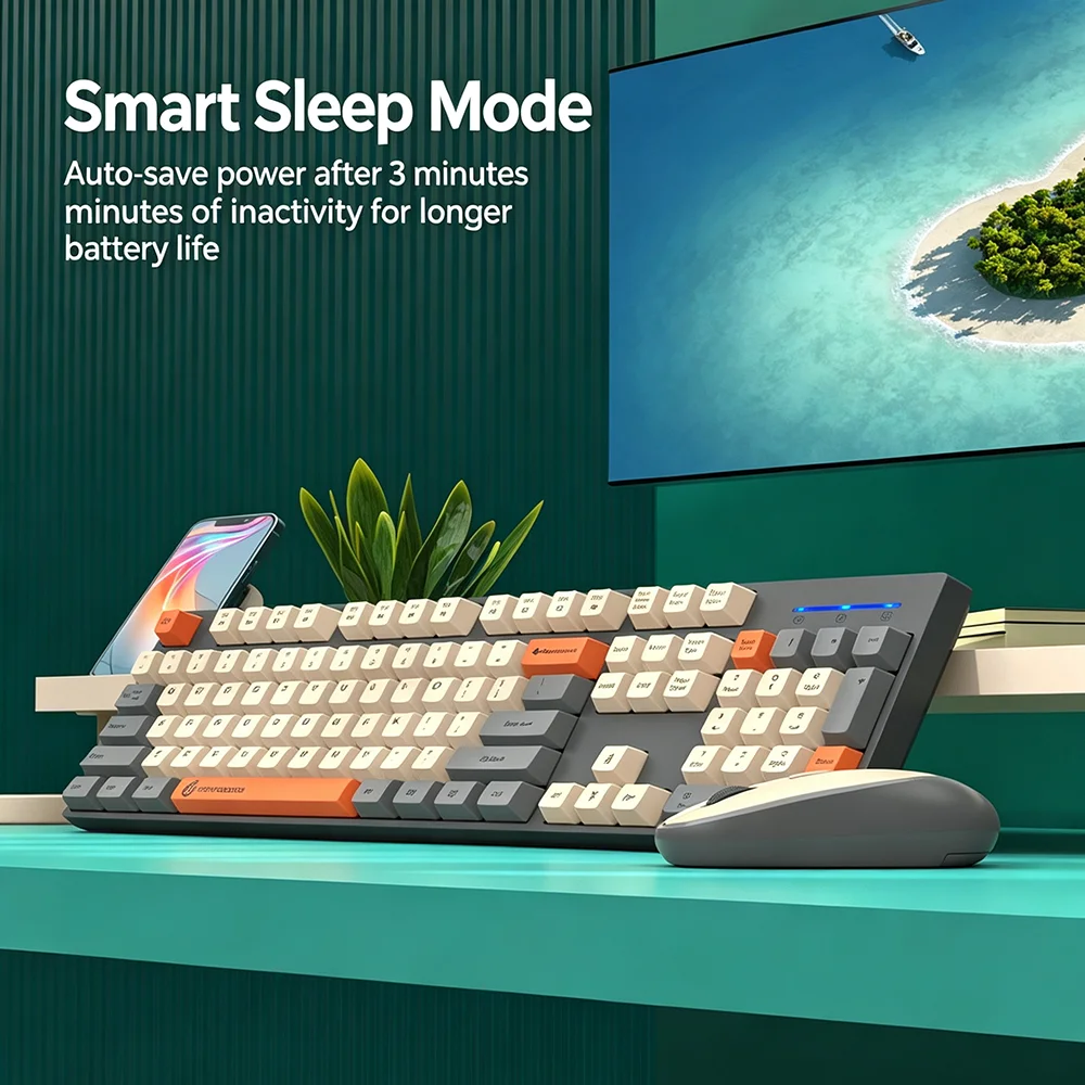 KEBIDUMEI 2.4G Wireless Keyboa - Gaming Keyboard And Mouse Combo Wireless recension och pris
