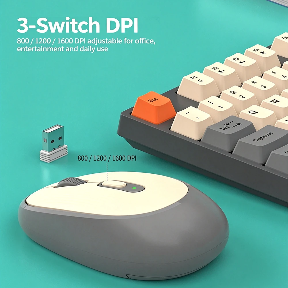 KEBIDUMEI 2.4G Wireless Keyboa - Gaming Keyboard And Mouse Combo Wireless recension och pris