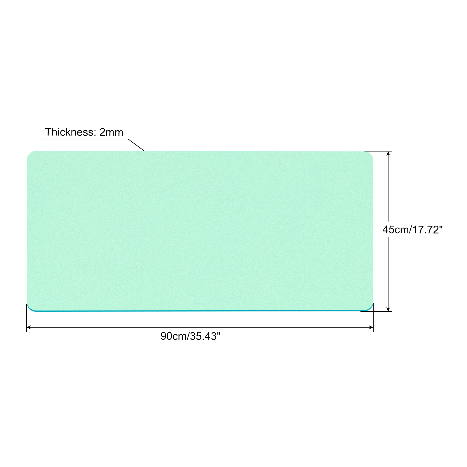 Office Desk Mat Protector PU L - Gaming Keyboard Mouse recension och pris