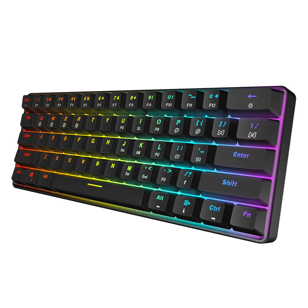 SKYLOONG GK61 Mini Portable 60 - Gaming Keyboard Bundle recension och pris