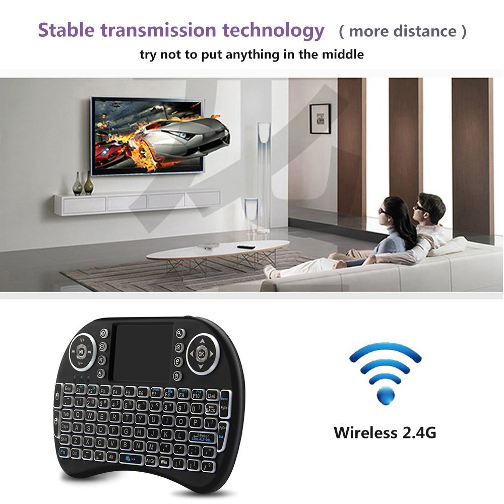 Backlit Mini Wireless Keyboard - Gaming Keyboard And Mouse Combo Wireless recension och pris