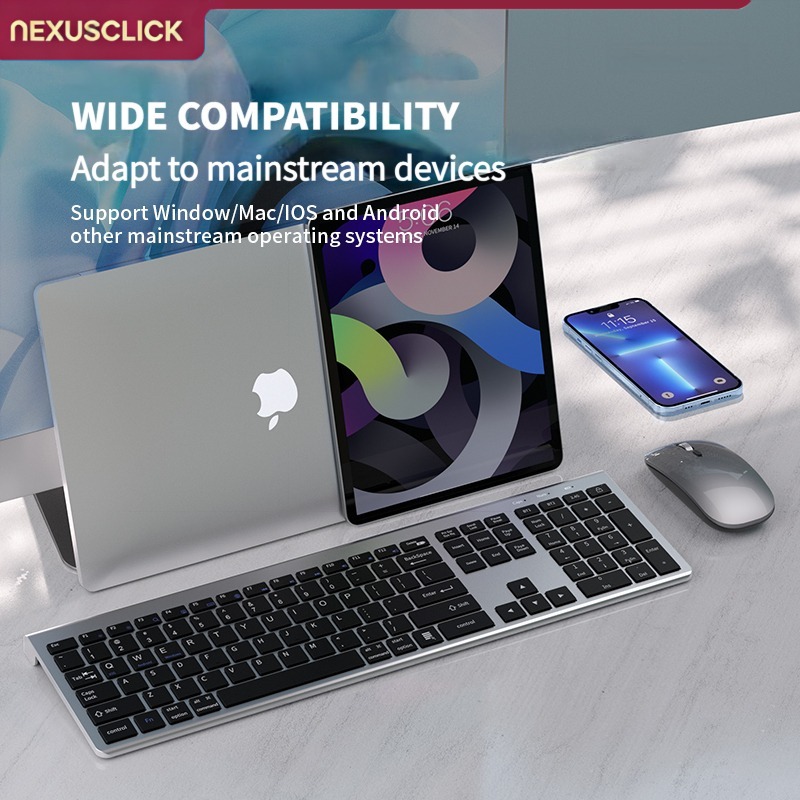 NexusClick 104 Keys Wireless T - Gaming Keyboard And Mouse Combo Wireless recension och pris