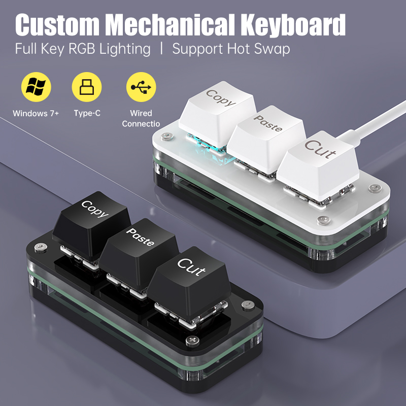 3 Keys Macro Programming Mini  - Gaming Keyboard Mini recension och pris