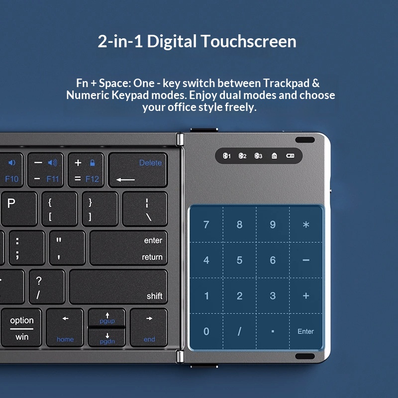 Mengzu Tri Fold Wireless Bluet - Gaming Keyboard Wireless recension och pris