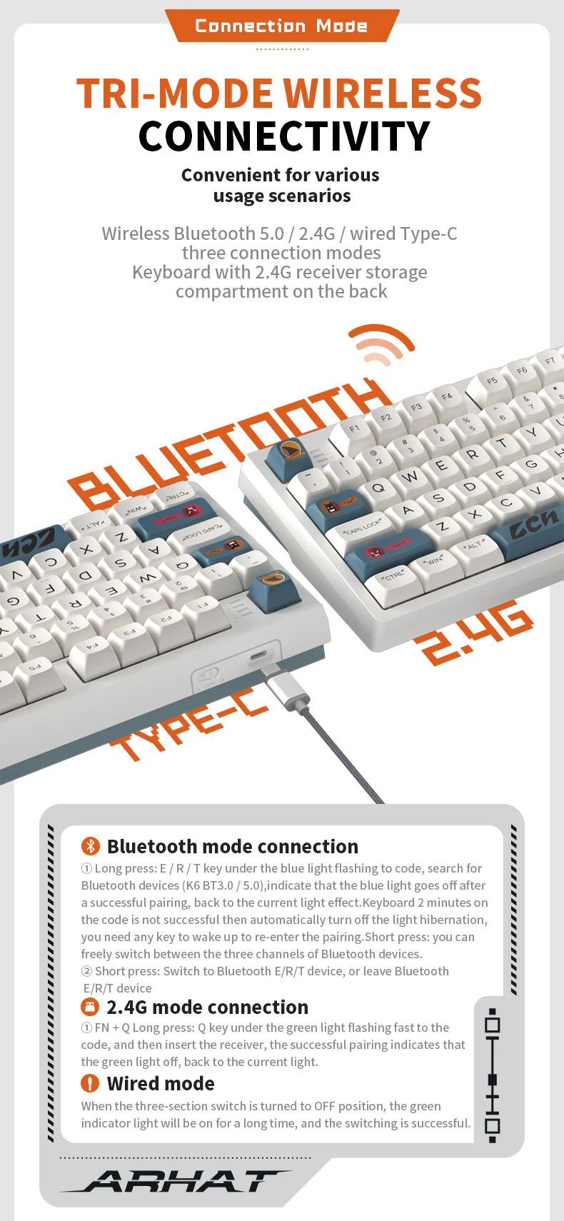 #For Darmoshark K6 Kit High Qu - Gaming Keyboard Tkl recension och pris