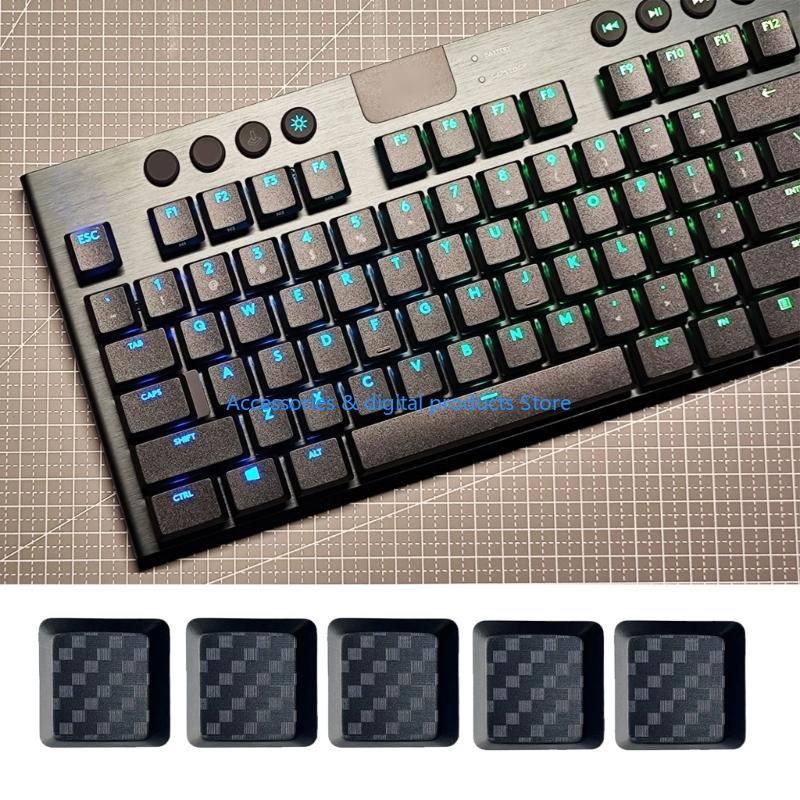 77JD 5Pcs Gaming Carbon Fiber  - Gaming Keyboard Tkl recension och pris