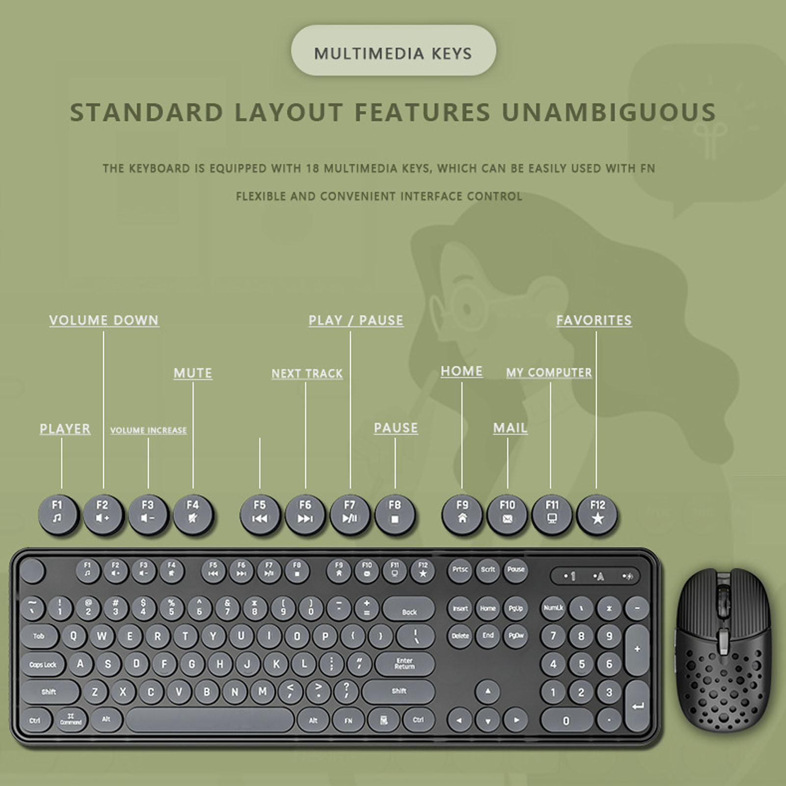 104 Keys 2.4G Wireless Gaming  - Gaming Keyboard And Mouse Combo Wireless recension och pris